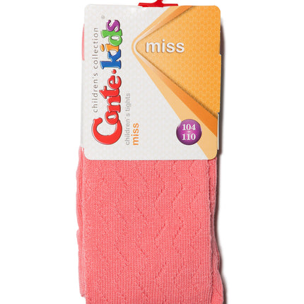 #7С-80СП(268) - Miss Conte-Kids Openwork Cotton Tights For Girls 2yr.-4yr.