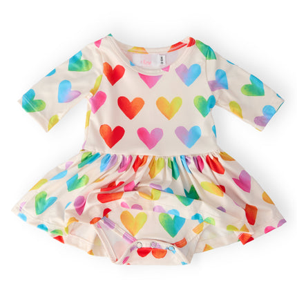 Lotta Love 3/4 Sleeve Twirl Bodysuit