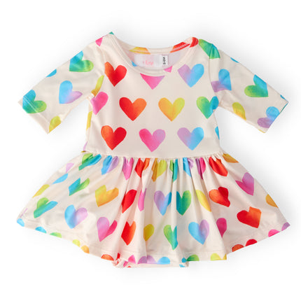 Lotta Love 3/4 Sleeve Twirl Bodysuit