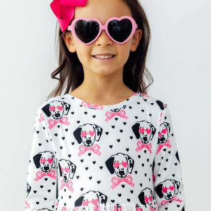Love You Spots L/S Pocket Twirl Dress