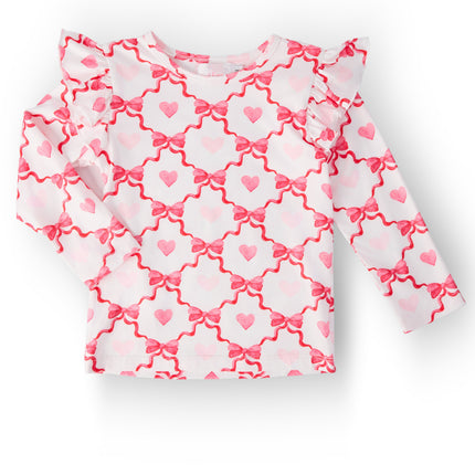 Lovebug L/S Ruffle Tee
