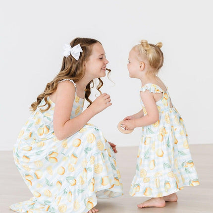 Lovely Lemons Ruffle Maxi Dress