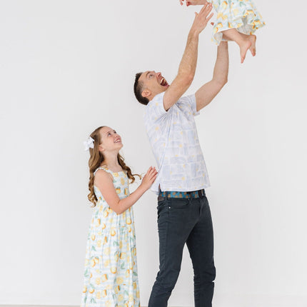 Lovely Lemons Ruffle Maxi Dress