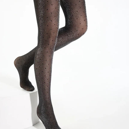 Conte Luxe Dots 30 Den - Fantasy Women's Tights with a Shiny Lurex & Polka Dots (22С-138СП)