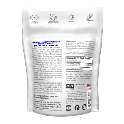 MRI Performance Micronized Creatine Monohydrate