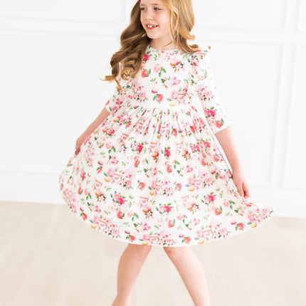 SALE Macarons & Tea Ruffle Twirl Dress