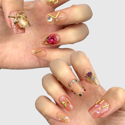 Magical Girl press on nails - Dashing Nova