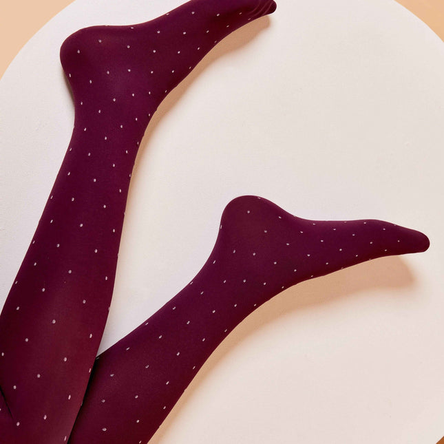 Conte Nadin 50 Den - Fantasy Dense Tights for Girls with a "small silver dots" - 10yr. 12yr. 14yr, 16yr. (14С-108СП)