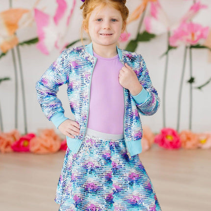 Mermaid Flip Sequin Twirl Skort
