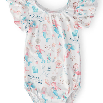 Mermaid Friends S/S Flutter Sleeve Leotard