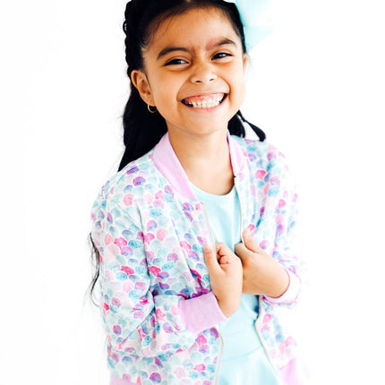 Mermaid Scales Satin Jacket