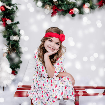 Merry & Bright 3/4 Sleeve Pocket Twirl Dress