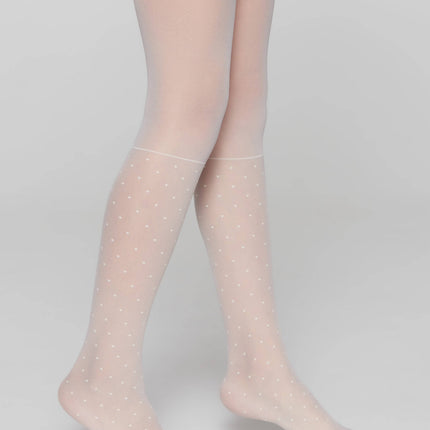 Conte Milana 20 Den - Fantasy Thin Tights for Girls with polka dots - 4yr. 6yr. 8yr. 10yr. 12yr. (20С-115СП)