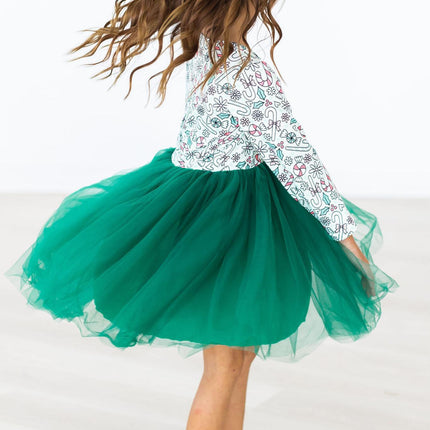 Mints & Mistletoe L/S Tutu Dress