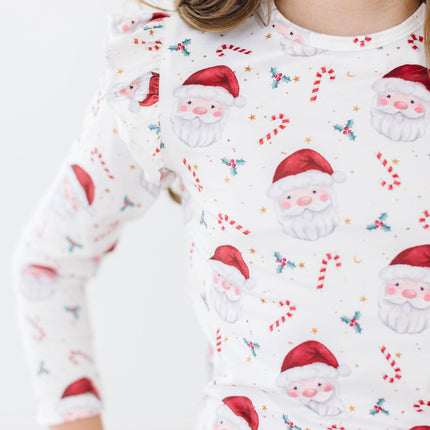 Mistletoe Magic L/S Ruffle Tee