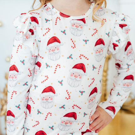Mistletoe Magic L/S Ruffle Tee