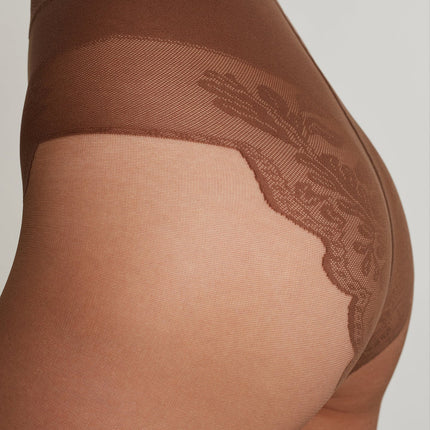 Conte (Poland) Bikini Soft 40 Den - Classic Women's Tights with Ajour Top (8S-47SP)