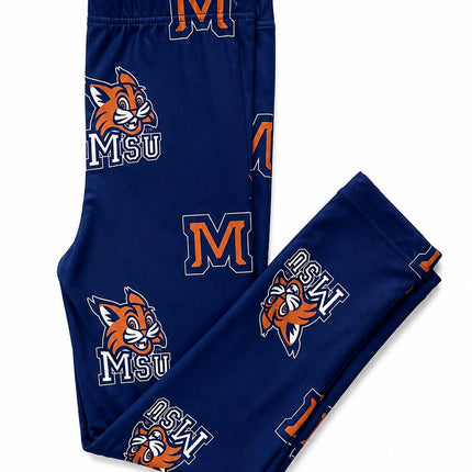 Montana State University Blue Bobcat Leggings