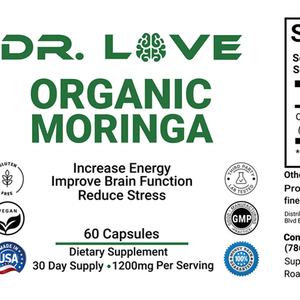 Dr Love's Moringa - 1200mg