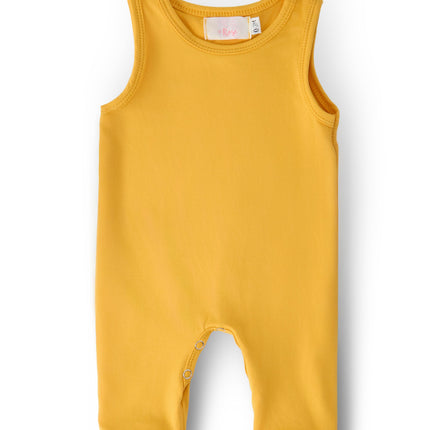 Mustard Tank One-Piece Jogger