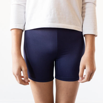 Navy Twirl Shorts