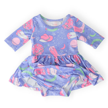 SALE Neon Moon 3/4 Sleeve Twirl Bodysuit
