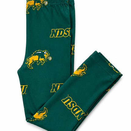 North Dakota State University Green Bison Leggings