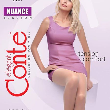 Conte Nuance 20 Den - Classic Women's Tights With a Reinforced Shorts (8С-33СП)