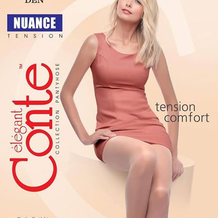 Conte Nuance 40 Den - Classic Women's Tights with a Reinforced Shorts (8С-37СП)