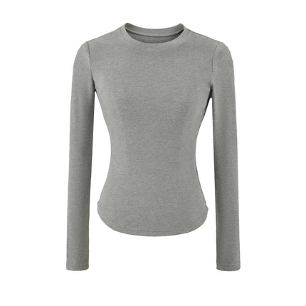 Hourglass Waist Long Sleeve T-Shirt