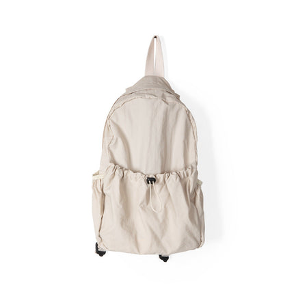 Waterproof drawstring backpack female, versatile and lightweight travel large capacity student book bag, backpack purse nylon lightweight
