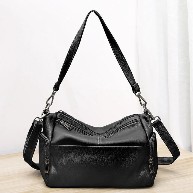 Elegant Genuine Leather Shoulder Bag – Stylish Crossbody & Underarm Mommy Bag hobo - Dashing Nova