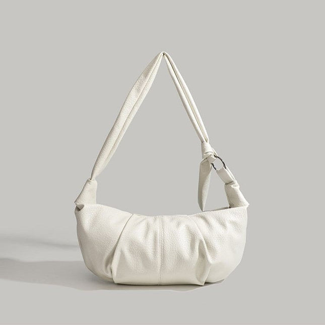 Folded dumpling bag, retro casual versatile hobo bag, design portable hobo bag small, small shoulder bag - Dashing Nova