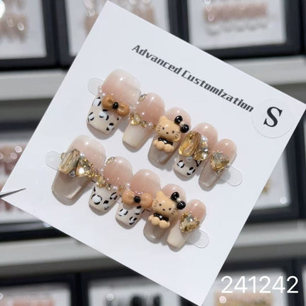 1029- Handmade press on nails fake nails removable
