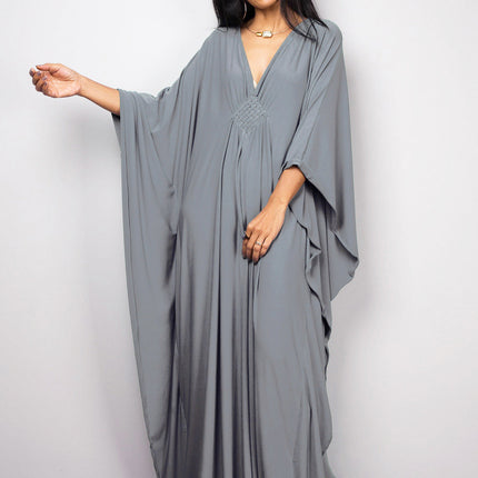 Center-Knit Beach Dress ¨C Loose Vacation Robe, Bikini Sun Protection Cover-Up for Women