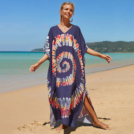 Bohemian Beach Robe ¨C Sexy Loose-Fit Bikini Cover-Up, Vacation Sun Protection Kimono