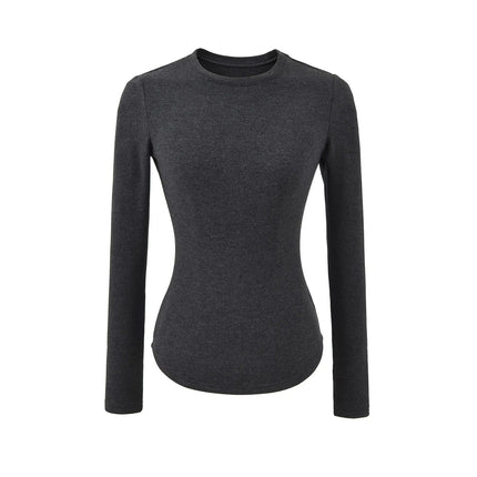 Hourglass Waist Long Sleeve T-Shirt