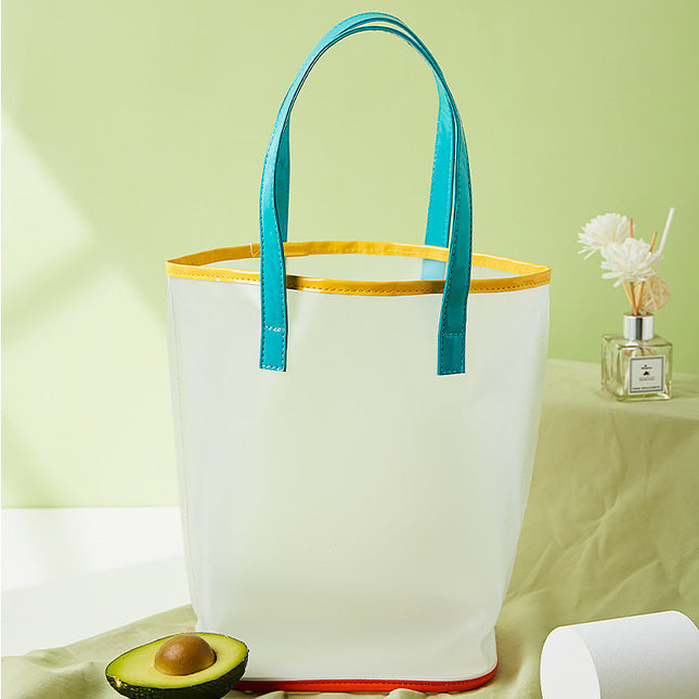 Frosted translucent PVC jelly bag, portable large-capacity beach bag, swimming bag, Dashing Nova
