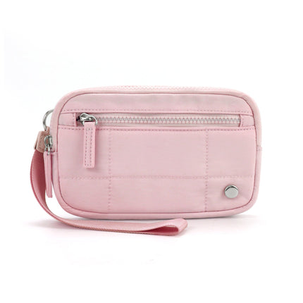 Transparent PVC Large Card Bag – Wrist Bag with Compartments for Bank Card & Change Storage, Portable Wristlet Purse