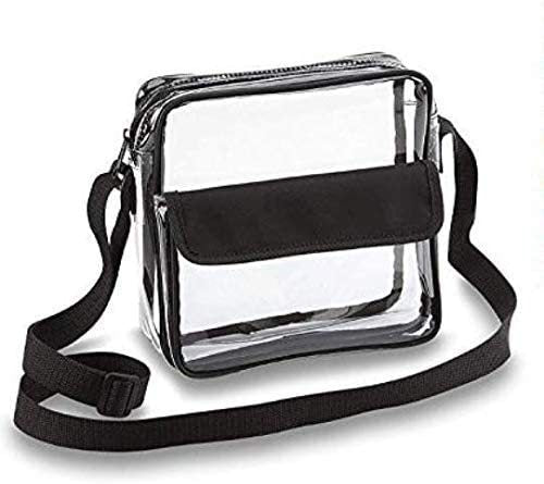 Transparent PVC Shoulder Crossbody Bag - Durable Storage Bag for Travel, Beach, Stadium Events & More - Dashing Nova