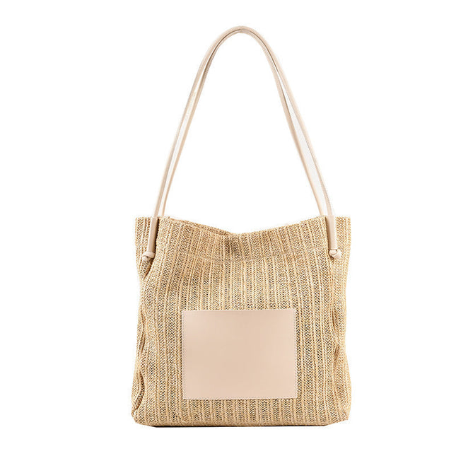 Hobo straw bag, women's summer versatile straw bag, fashionable shoulder hobo bag, large capacity tote bag - Dashing Nova