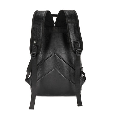 Boutique Men's Backpack Fashion Business Fan Large Capacity Soft Leather Backpack Travel Men's Short-haul School Bag MB21080302