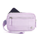 Purple quilted