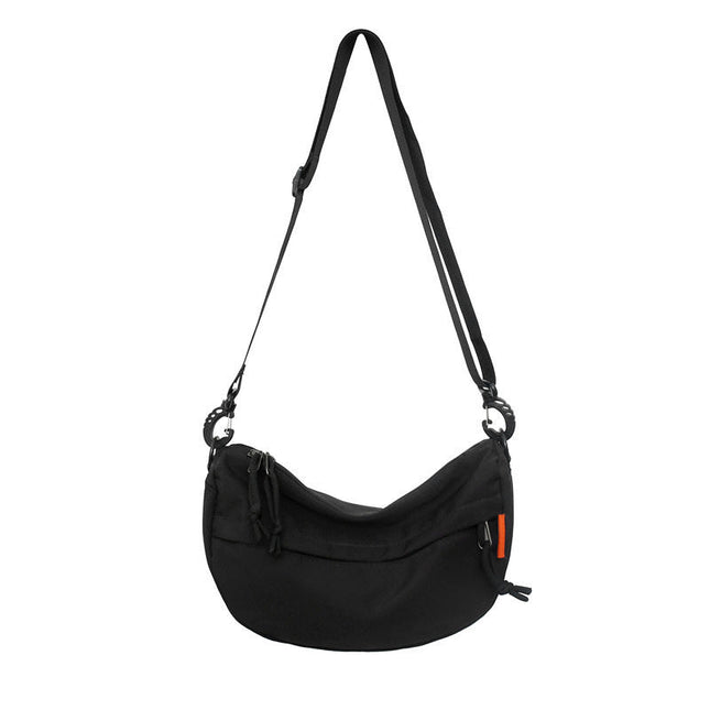 Men's shoulder bag, saddle round bottom bag, satchel fashion unisex small crossbody bag, women's simple crossbody bag - Dashing Nova
