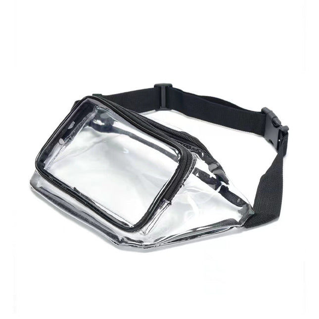 PVC transparent bag waterproof fanny pack Storage Bag for Portable Travel & Sports | Durable Fanny Pack with Clear Design for Secure and Easy Access - Dashing Nova