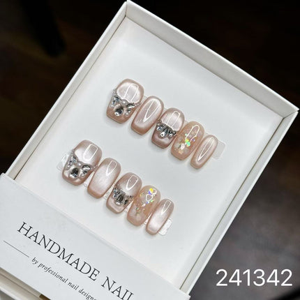 1029- Handmade press on nails fake nails removable