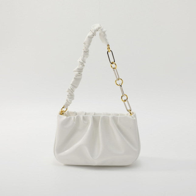 Small shoulder bag wrinkle feature with chain strap 8002 - Dashing Nova