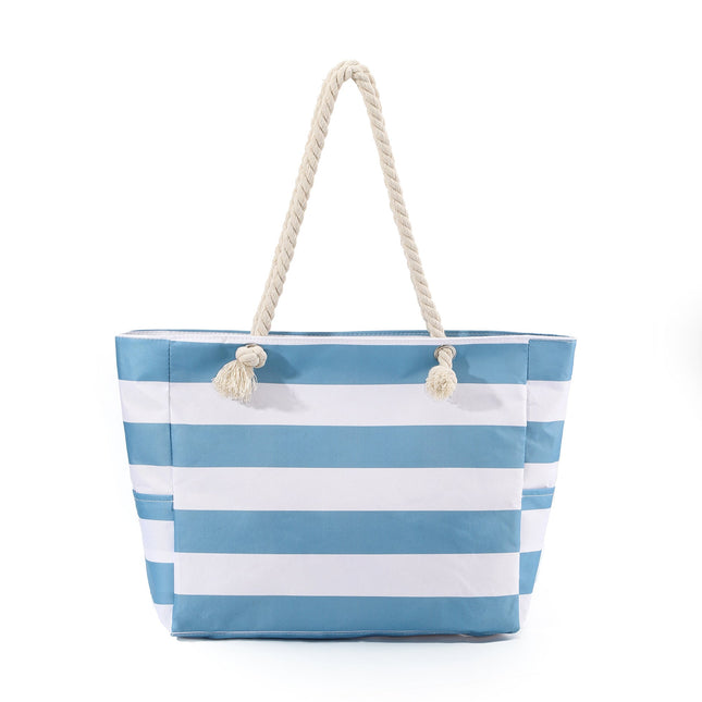 Printed beach bag, large capacity casual shoulder tote bag, simple fashion summer travel tote bag lightweight - Dashing Nova