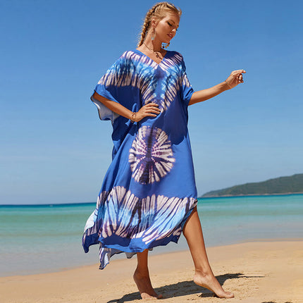 Bohemian Beach Robe ¨C Sexy Loose-Fit Bikini Cover-Up, Vacation Sun Protection Kimono