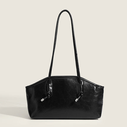 Hobo bag for women, black shoulder bag, women's summer fashion shoulder bag, premium texture design casual commuter shoulder bag